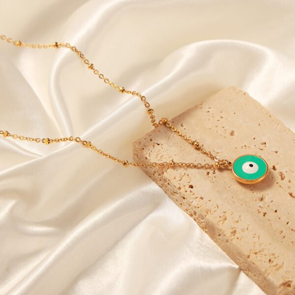 Devil's Eye Pendant Necklace - Image 5