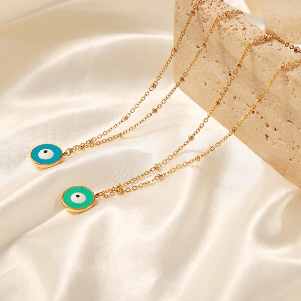Devil's Eye Pendant Necklace - Image 4