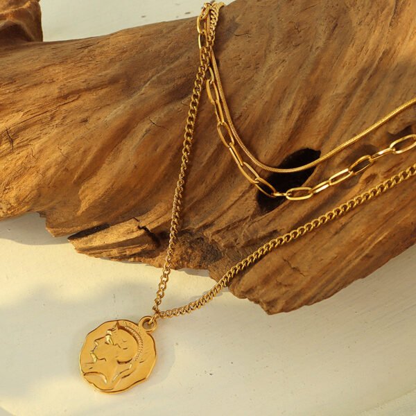 Roman Portrait Hip-Hop Necklace - Image 8